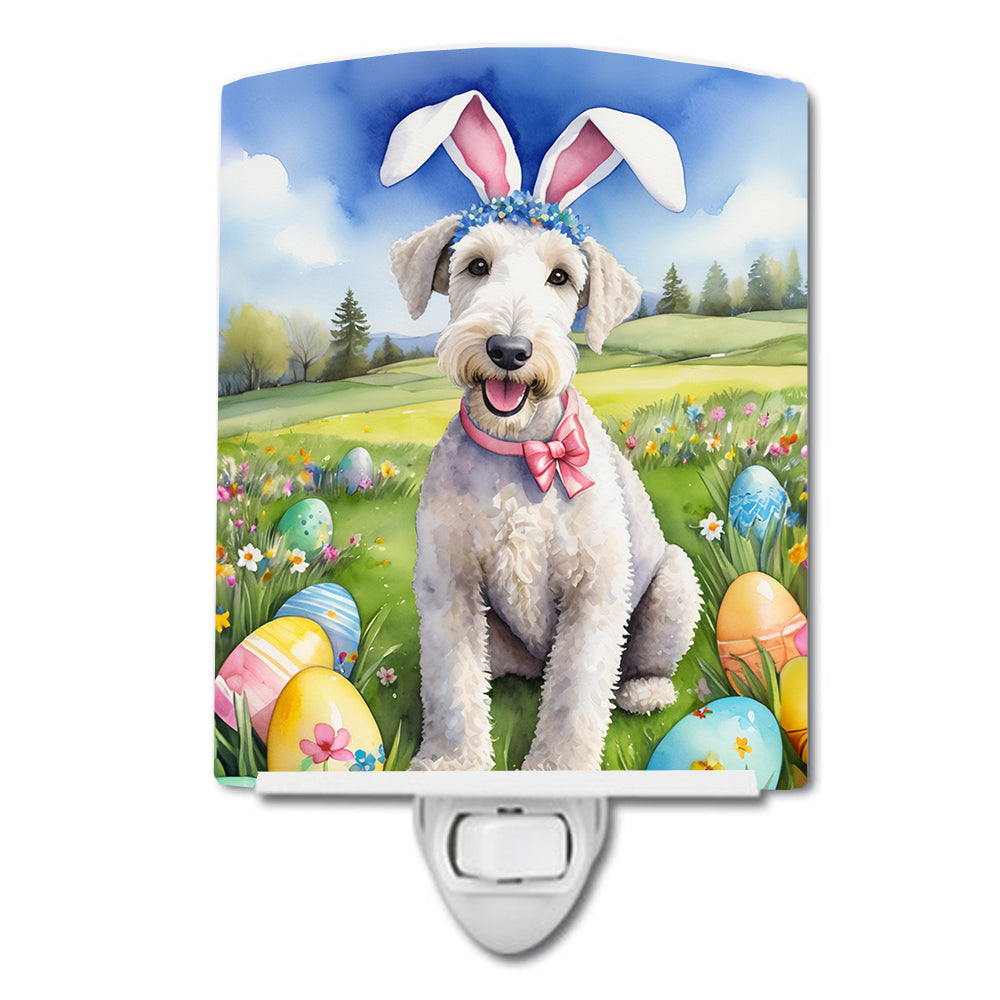 Buy this Bedlington Terrier Easter Egg Hunt Ceramic Night Light