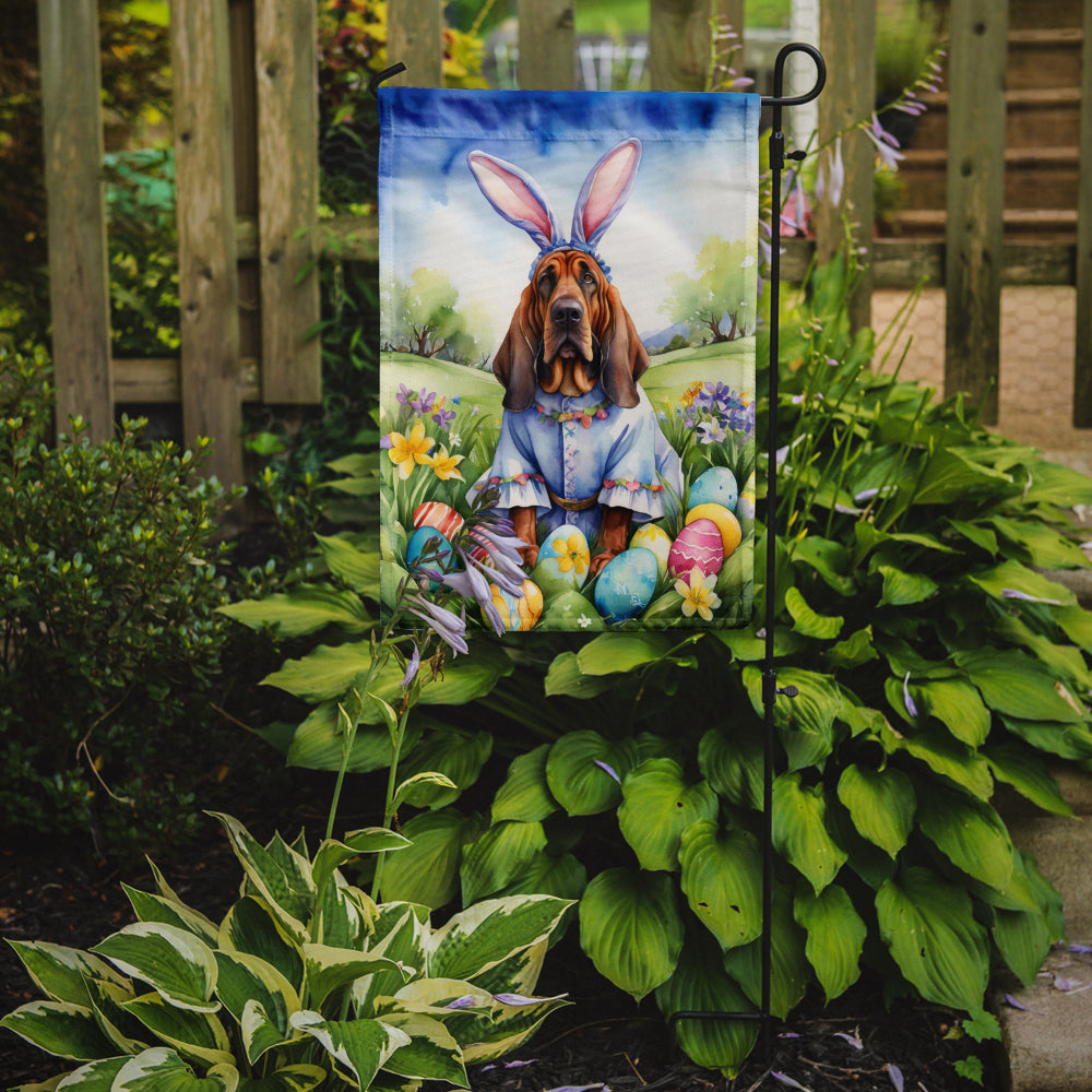 Bloodhound Easter Egg Hunt Garden Flag