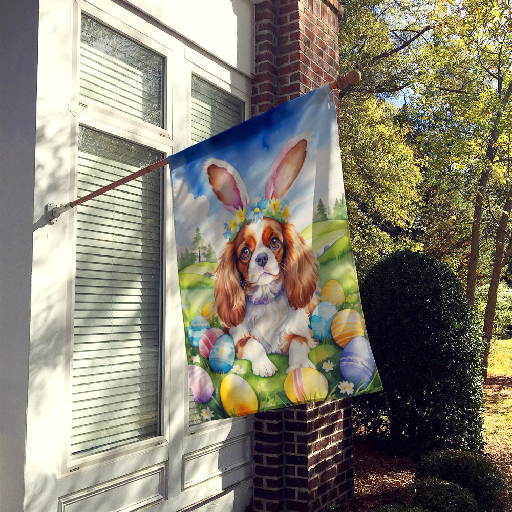 Buy this Cavalier Spaniel Easter Egg Hunt House Flag
