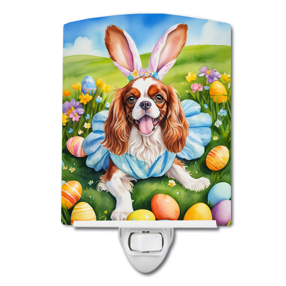 Buy this Cavalier Spaniel Easter Egg Hunt Ceramic Night Light