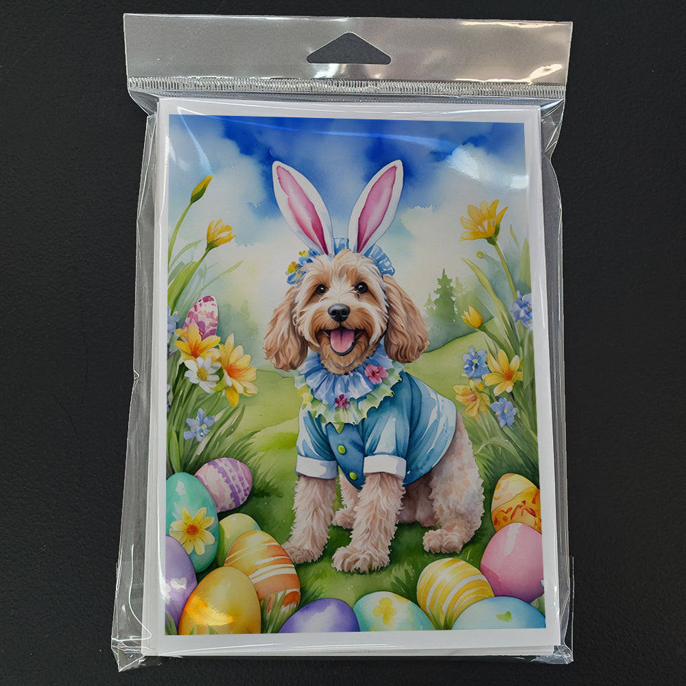 Cockapoo Easter Egg Hunt Greeting Cards Pack of 8