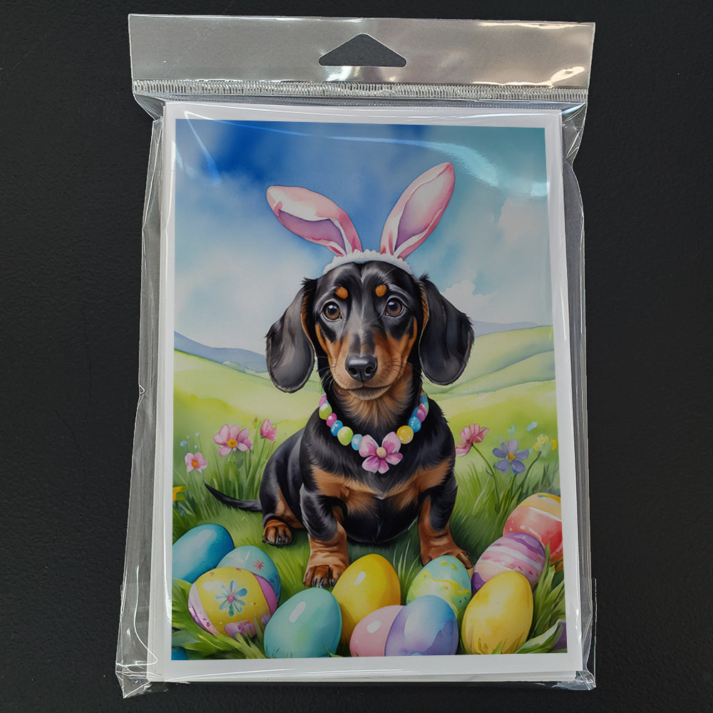 Dachshund Easter Egg Hunt Greeting Cards Pack of 8