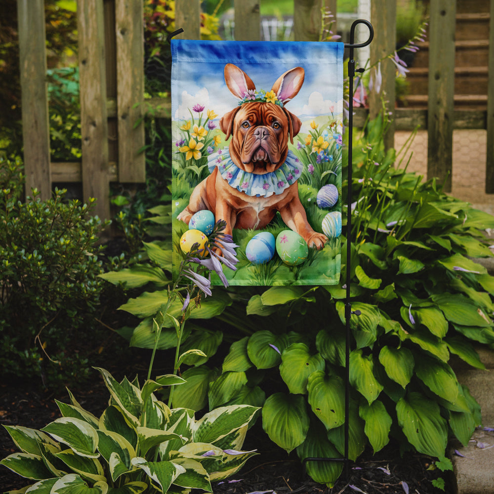 Buy this Dogue de Bordeaux Easter Egg Hunt Garden Flag