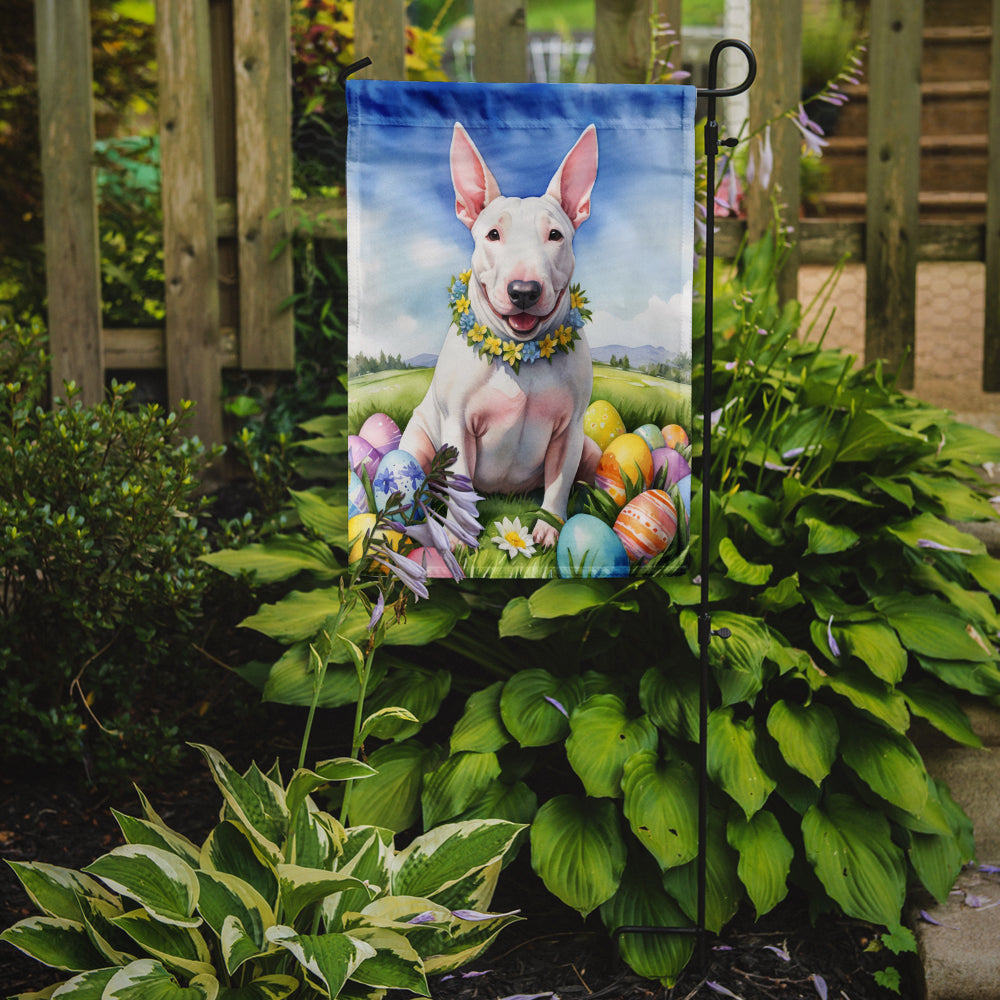 Buy this English Bull Terrier Easter Egg Hunt Garden Flag