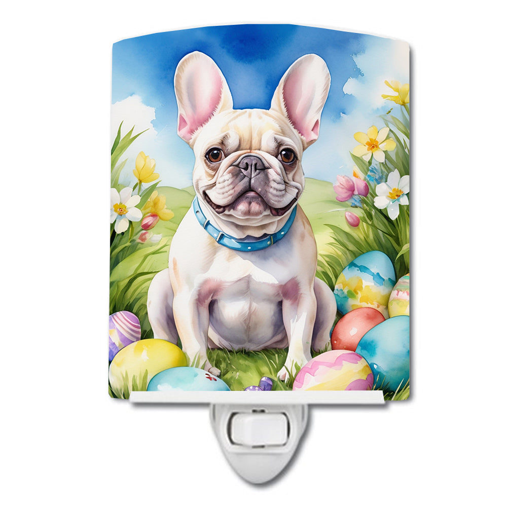 Buy this French Bulldog Easter Egg Hunt Ceramic Night Light