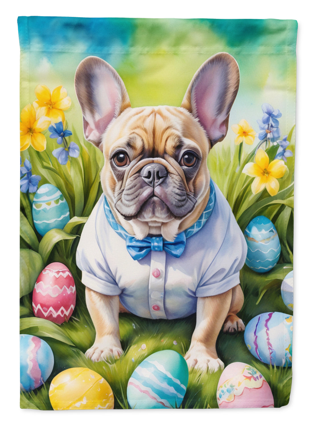 Buy this French Bulldog Easter Egg Hunt Garden Flag