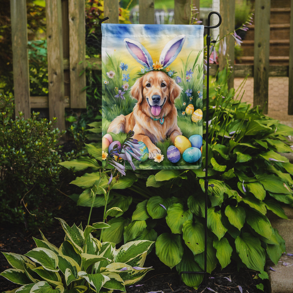 Buy this Golden Retriever Easter Egg Hunt Garden Flag