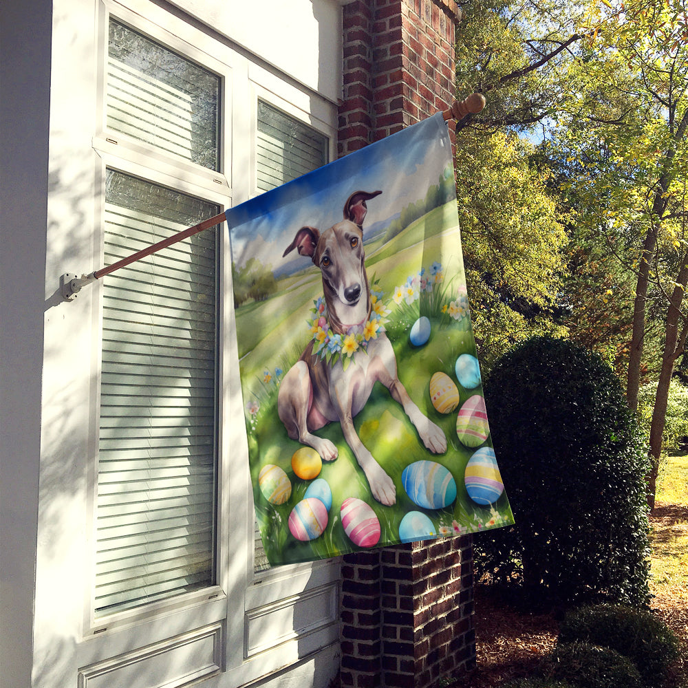 Buy this Greyhound Easter Egg Hunt House Flag
