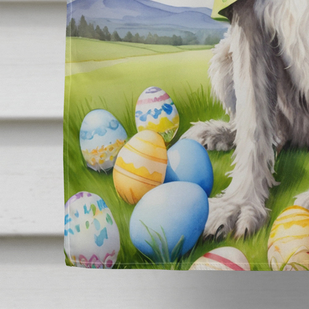 Irish Wolfhound Easter Egg Hunt House Flag