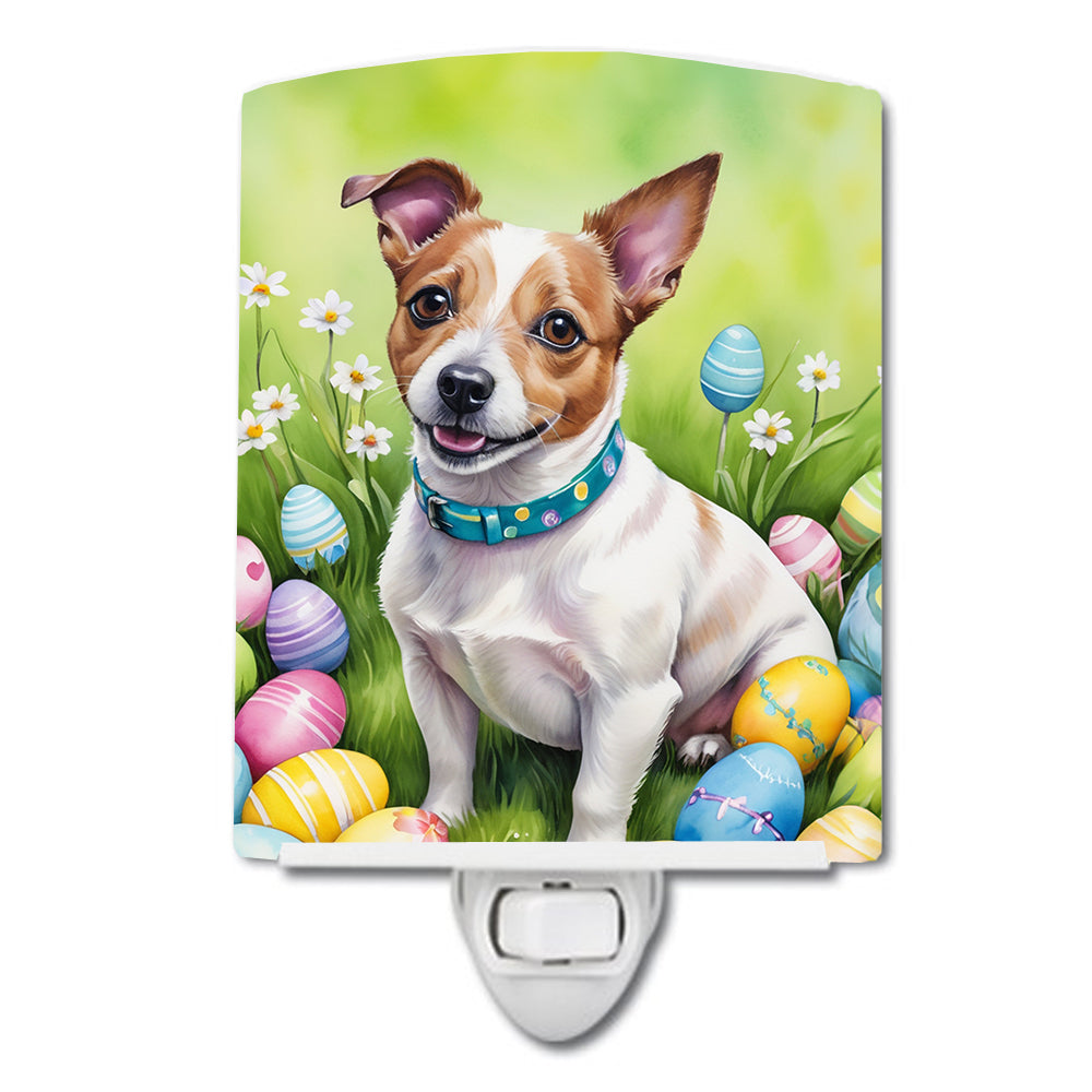 Buy this Jack Russell Terrier Easter Egg Hunt Ceramic Night Light