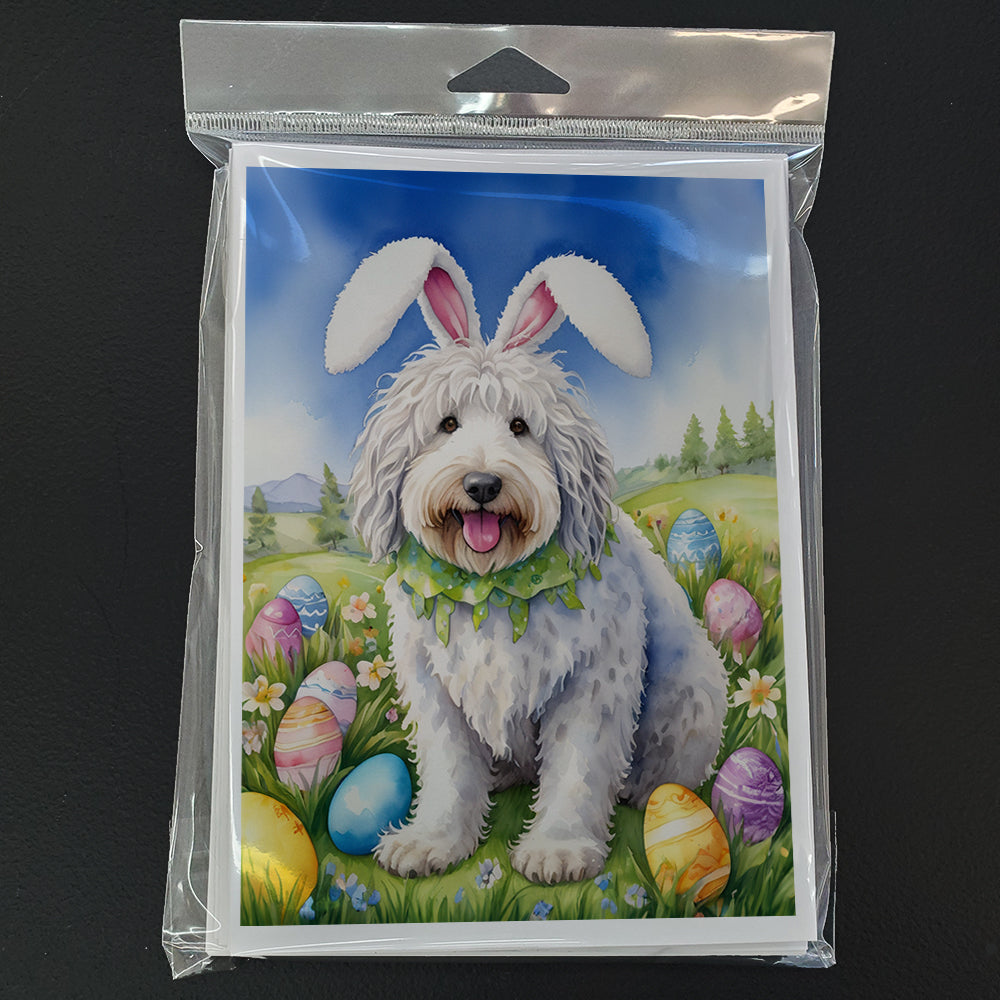 Komondor Easter Egg Hunt Greeting Cards Pack of 8