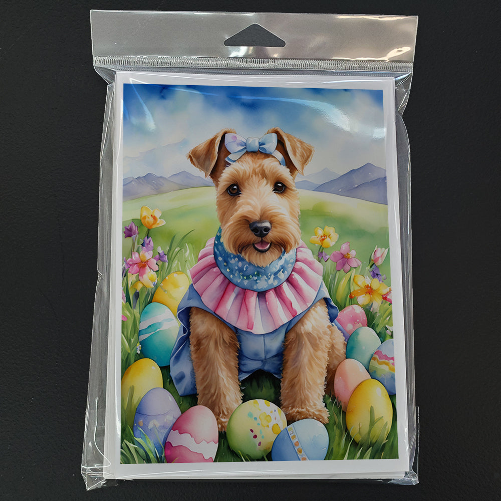 Lakeland Terrier Easter Egg Hunt Greeting Cards Pack of 8