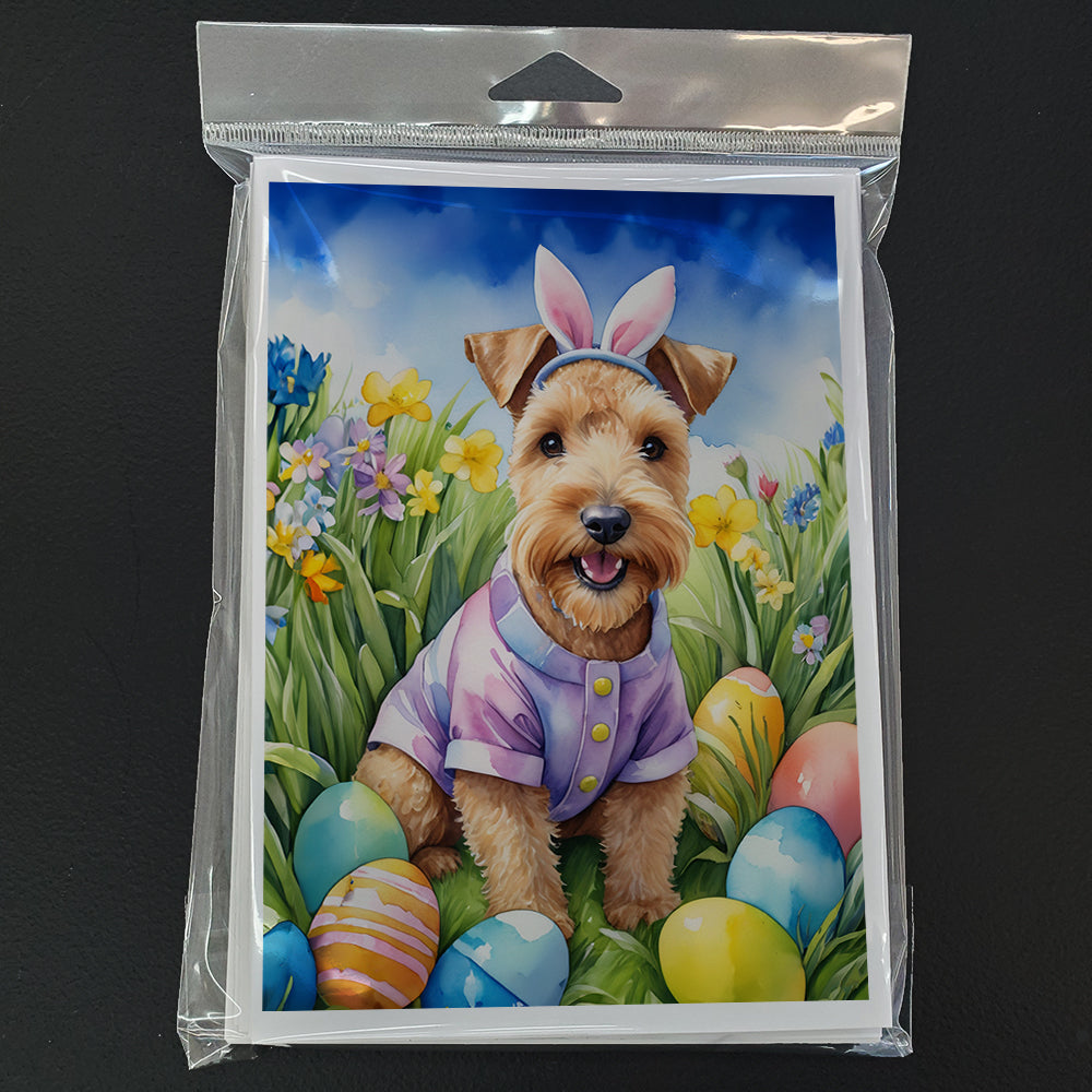 Lakeland Terrier Easter Egg Hunt Greeting Cards Pack of 8