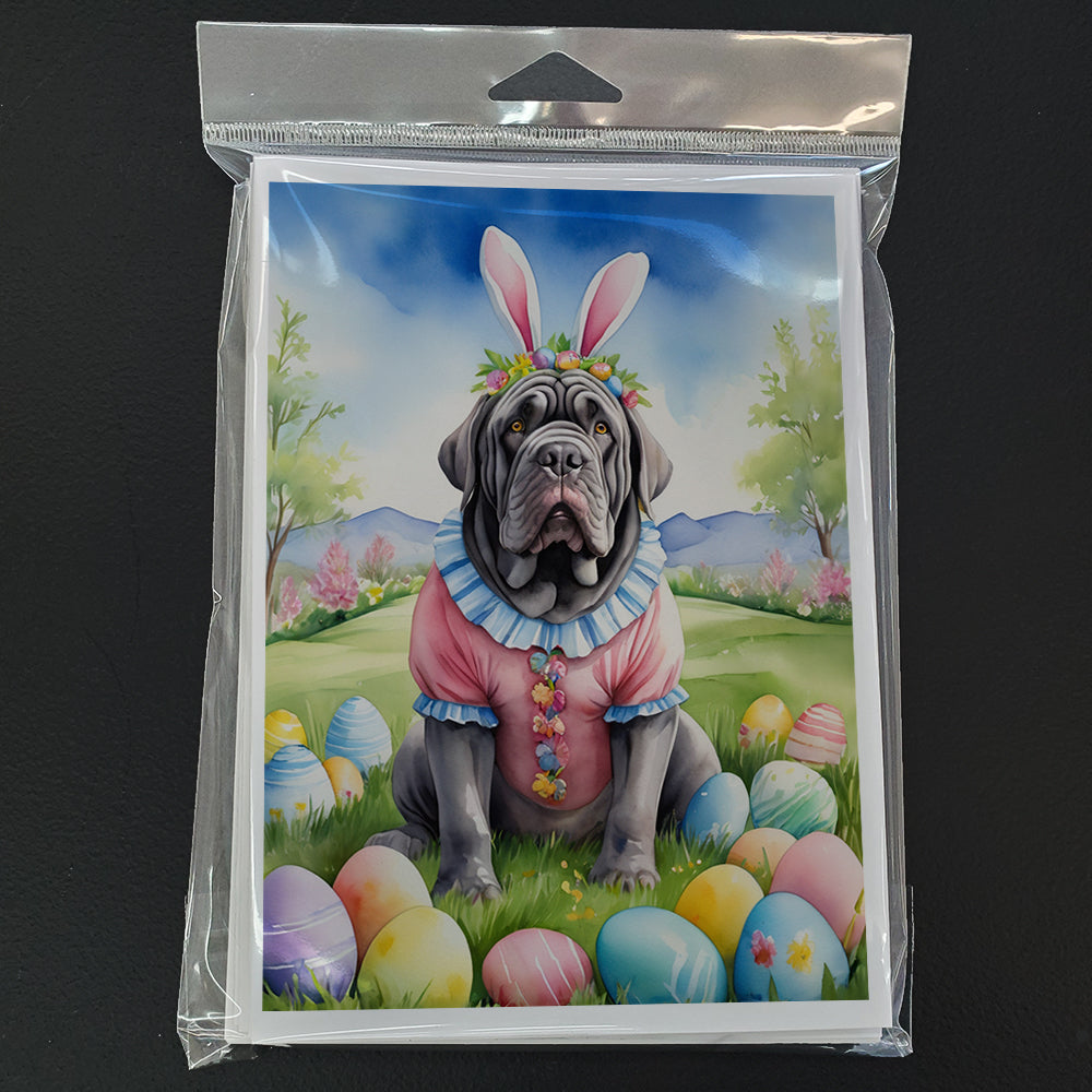 Neapolitan Mastiff Easter Egg Hunt Greeting Cards Pack of 8