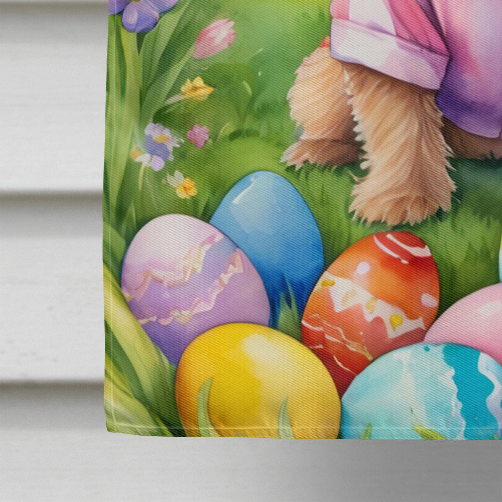 Norfolk Terrier Easter Egg Hunt House Flag