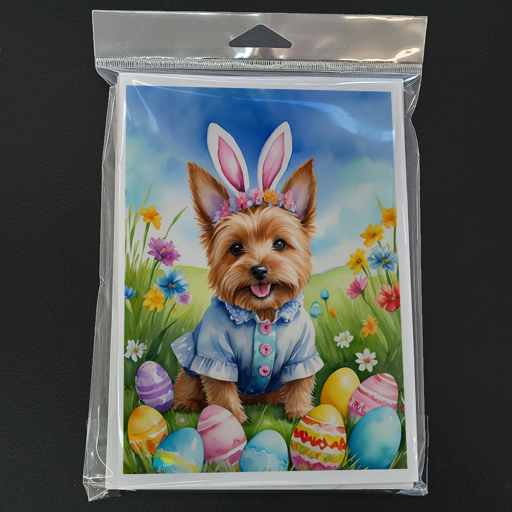 Norwich Terrier Easter Egg Hunt Greeting Cards Pack of 8