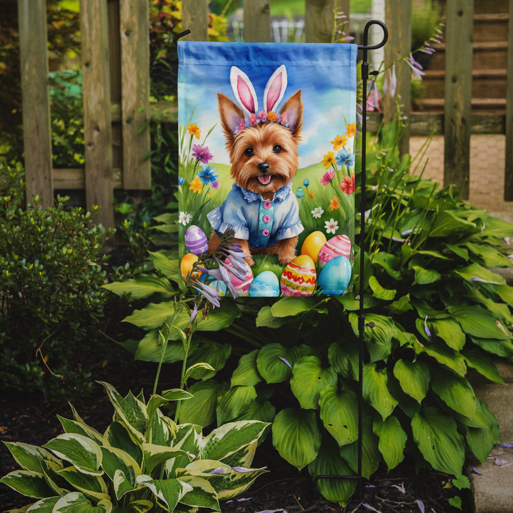 Norwich Terrier Easter Egg Hunt Garden Flag