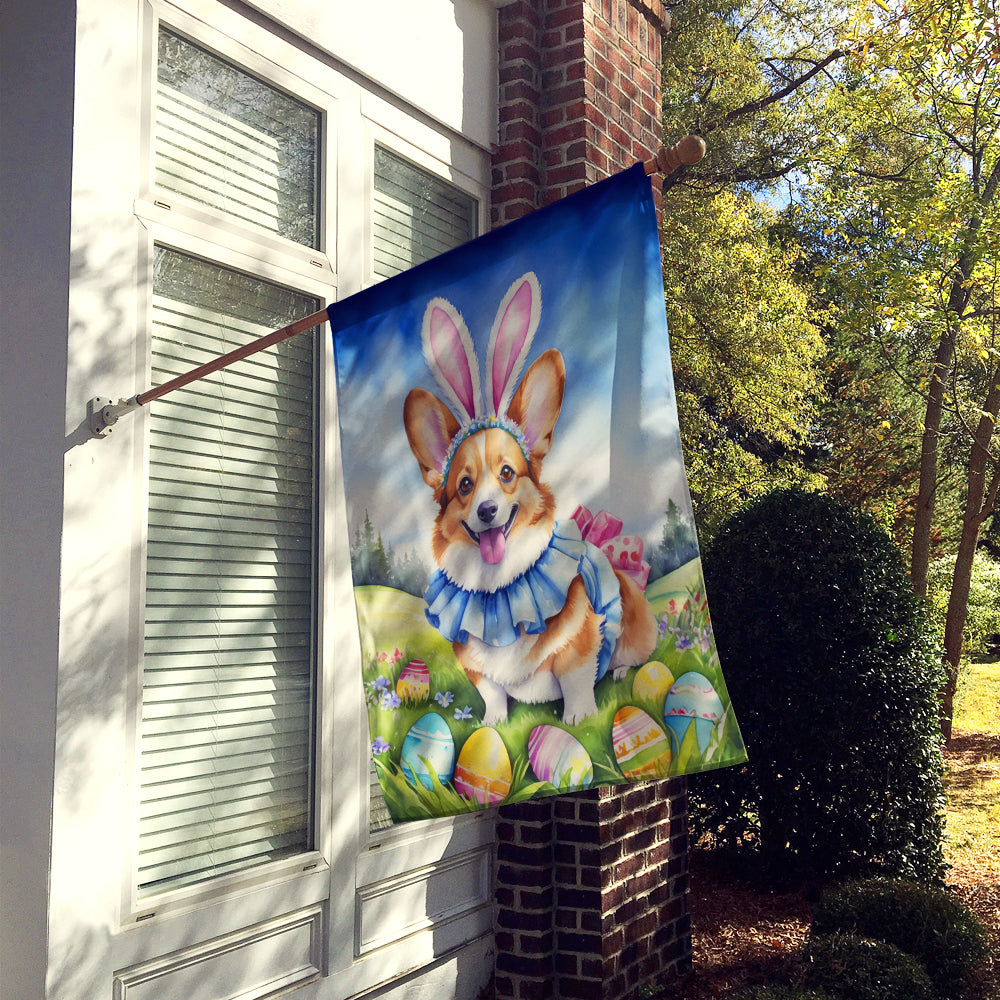 Buy this Corgi Easter Egg Hunt House Flag