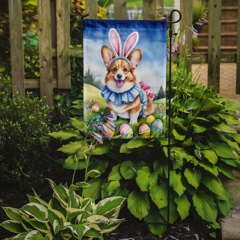 Buy this Corgi Easter Egg Hunt Garden Flag