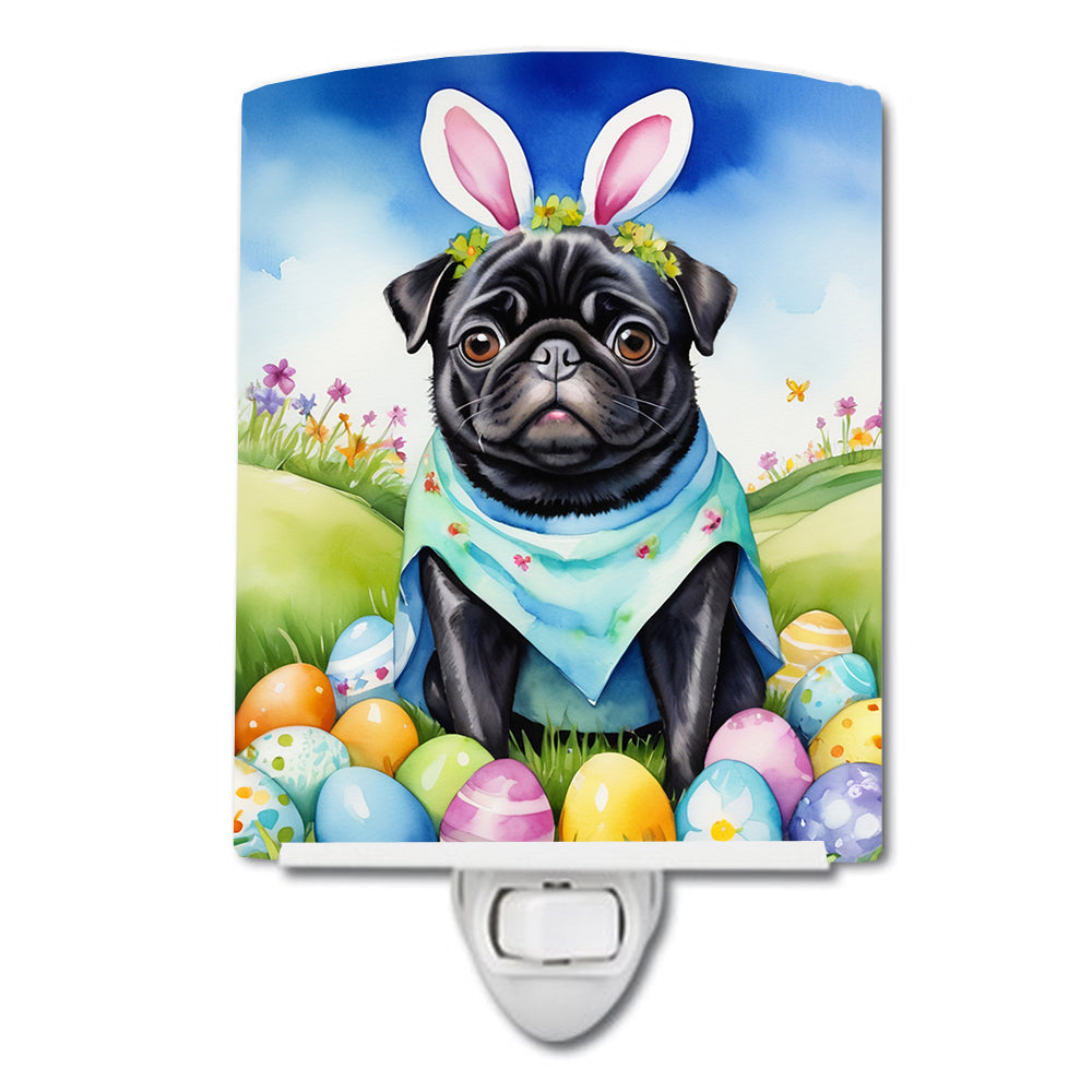 Buy this Pug Easter Egg Hunt Ceramic Night Light
