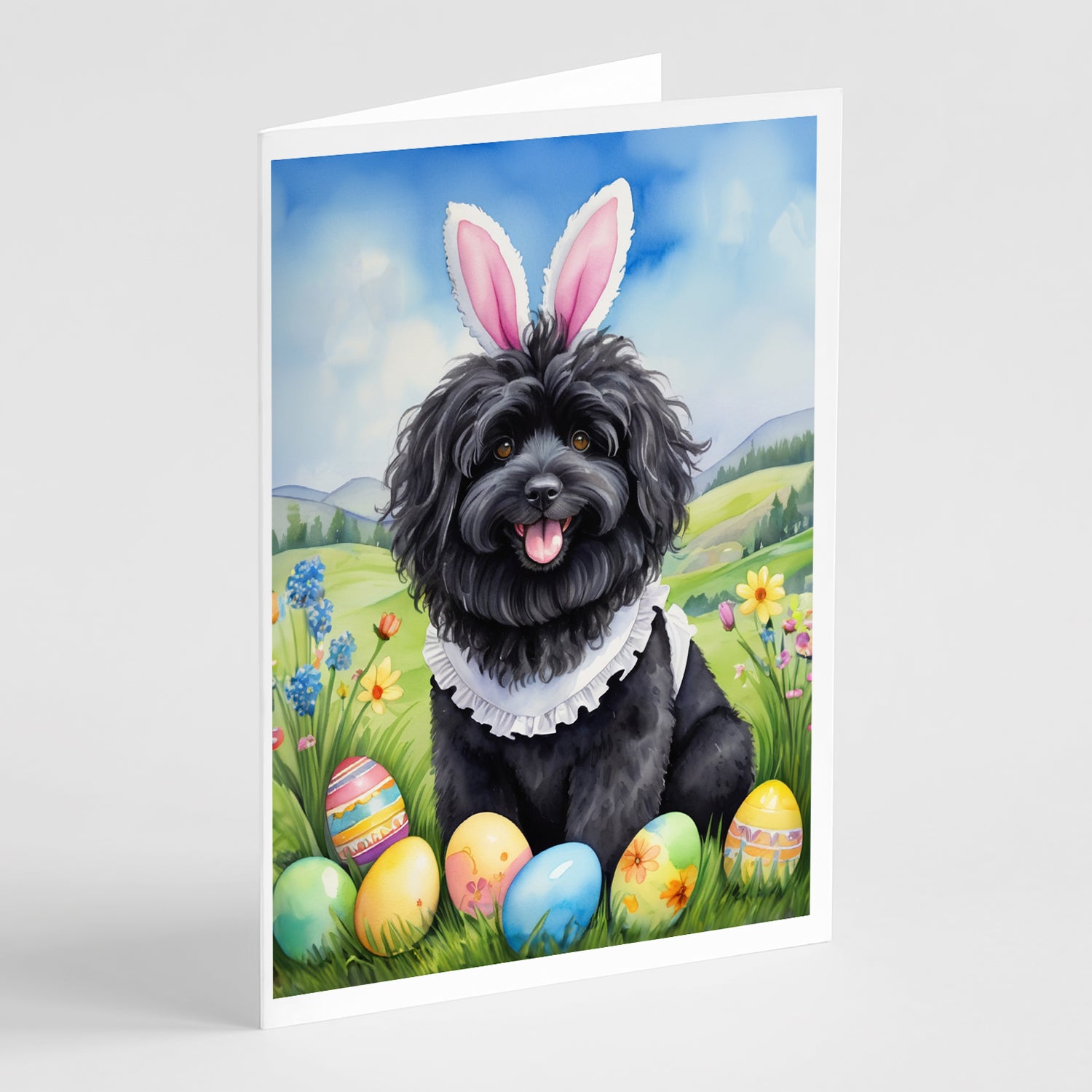 Buy this Puli Easter Egg Hunt Greeting Cards Pack of 8