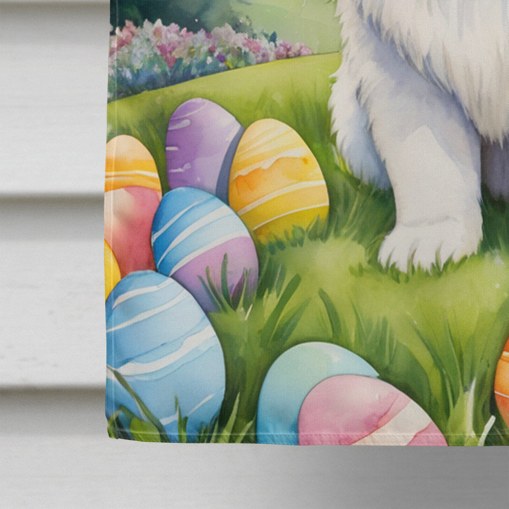 Samoyed Easter Egg Hunt House Flag