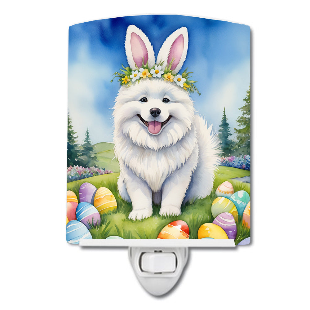Buy this Samoyed Easter Egg Hunt Ceramic Night Light