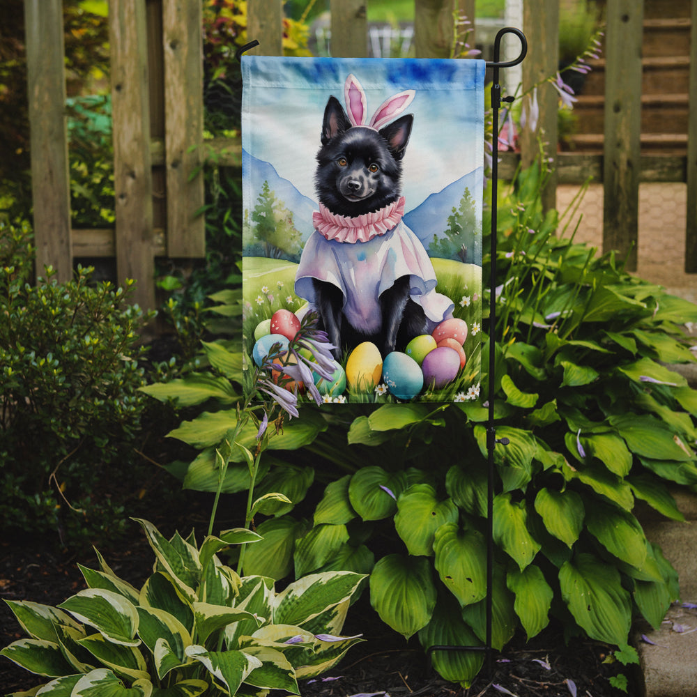 Buy this Schipperke Easter Egg Hunt Garden Flag