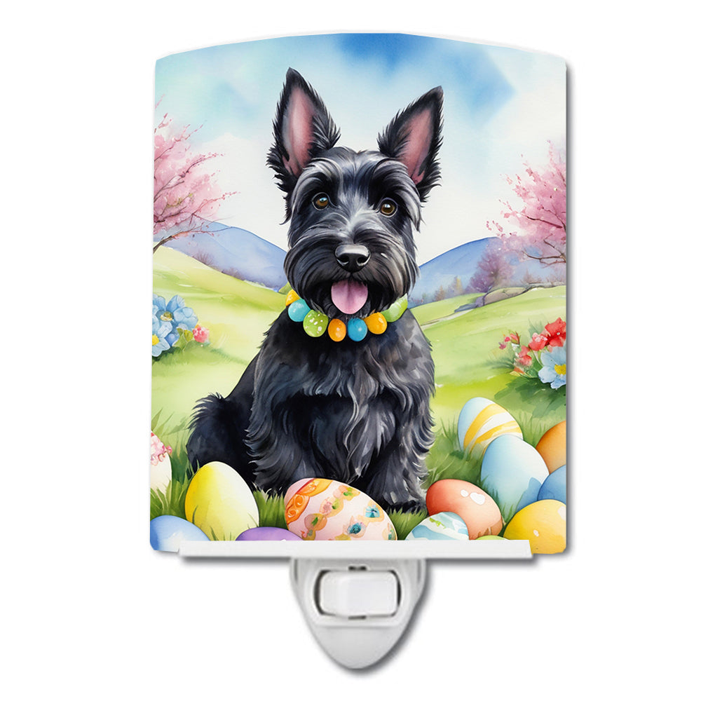 Buy this Scottish Terrier Easter Egg Hunt Ceramic Night Light
