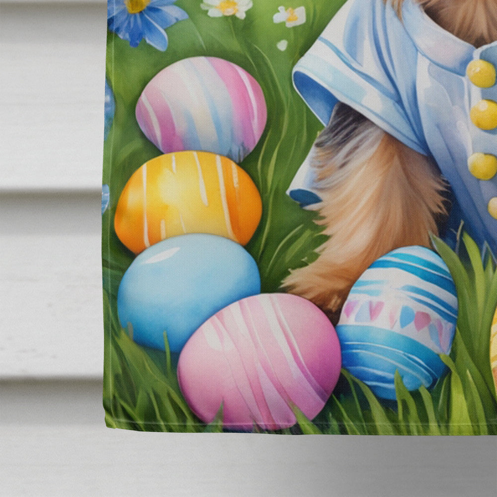 Silky Terrier Easter Egg Hunt House Flag