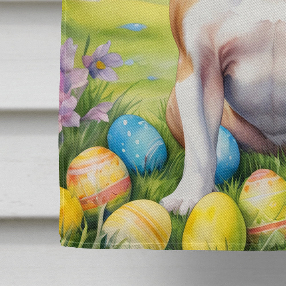 Staffordshire Bull Terrier Easter Egg Hunt House Flag