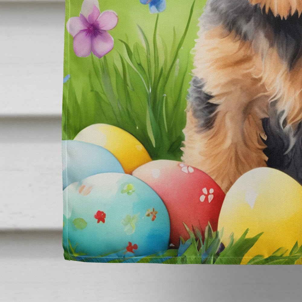 Welsh Terrier Easter Egg Hunt House Flag
