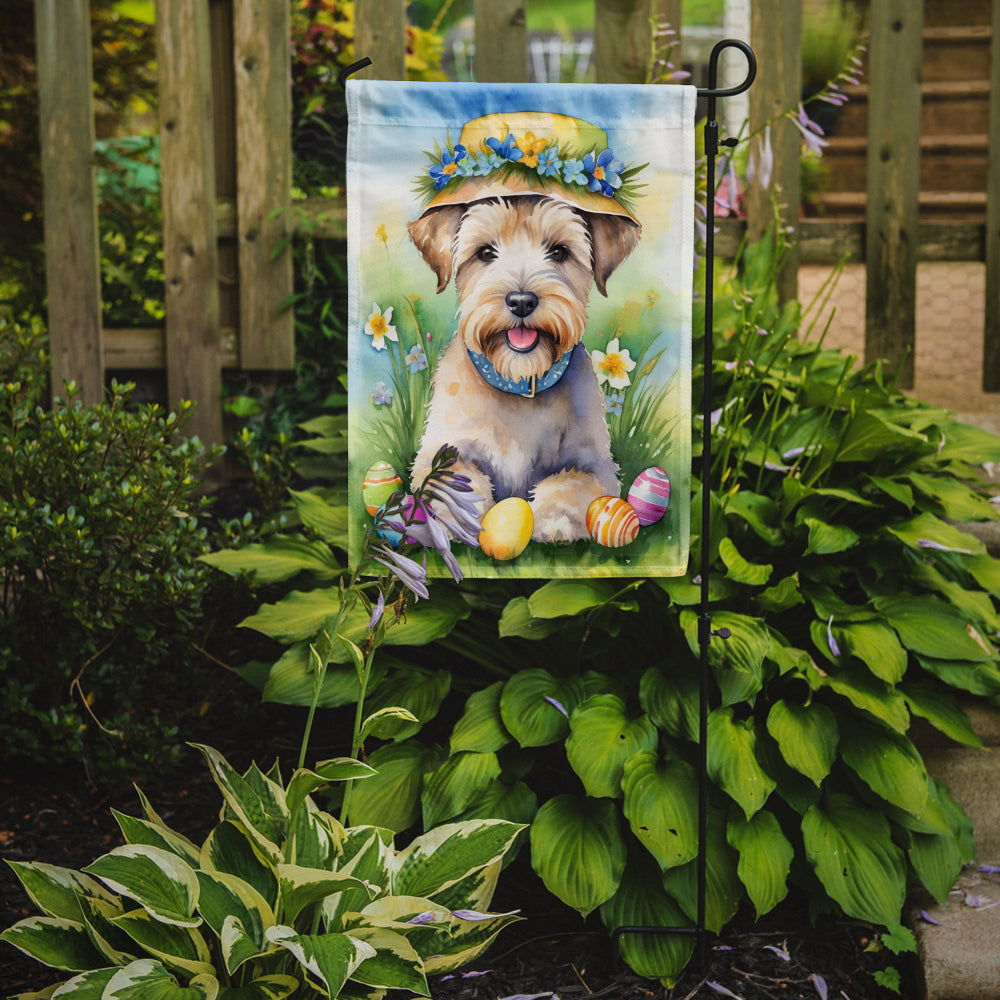 Buy this Wheaten Terrier Easter Egg Hunt Garden Flag