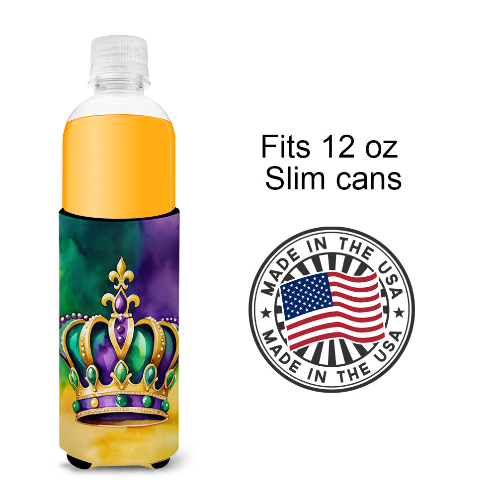King's Mardi Gras Crown Hugger for Ultra Slim Cans