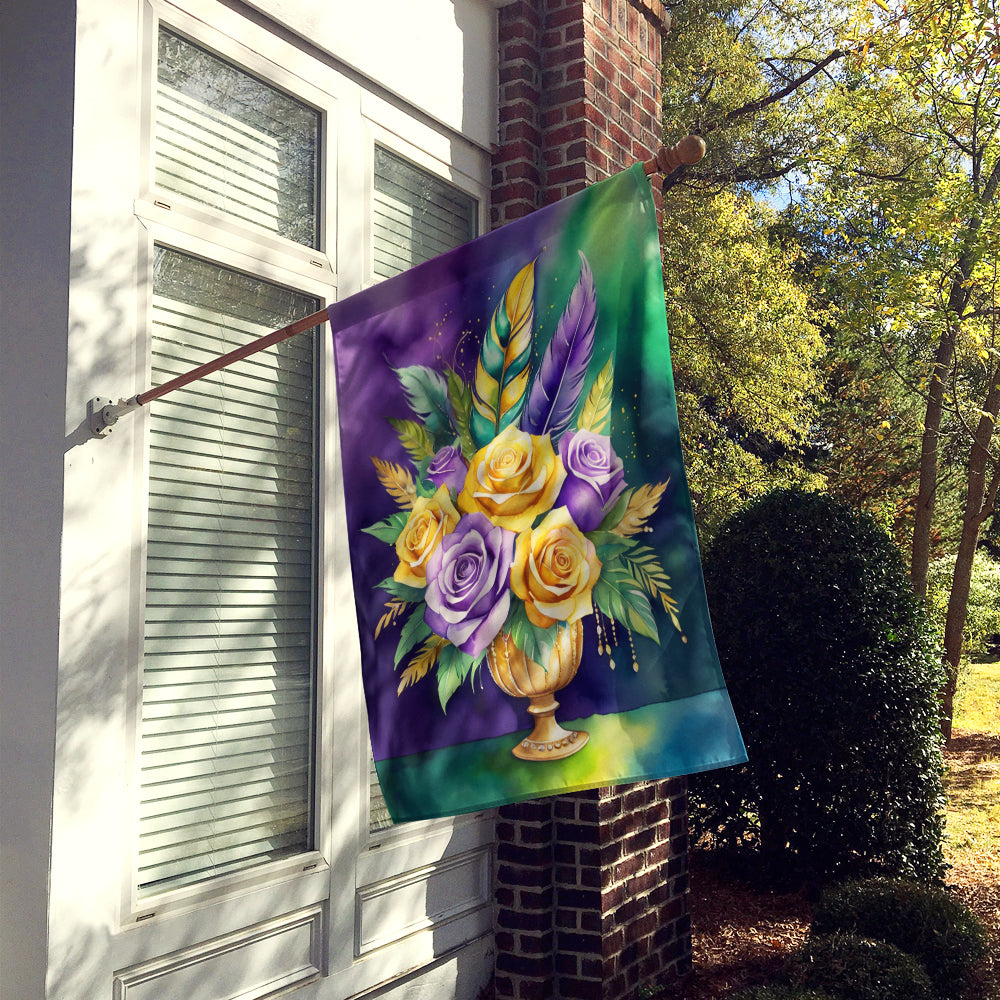 Buy this Flowers Mardi Gras House Flag