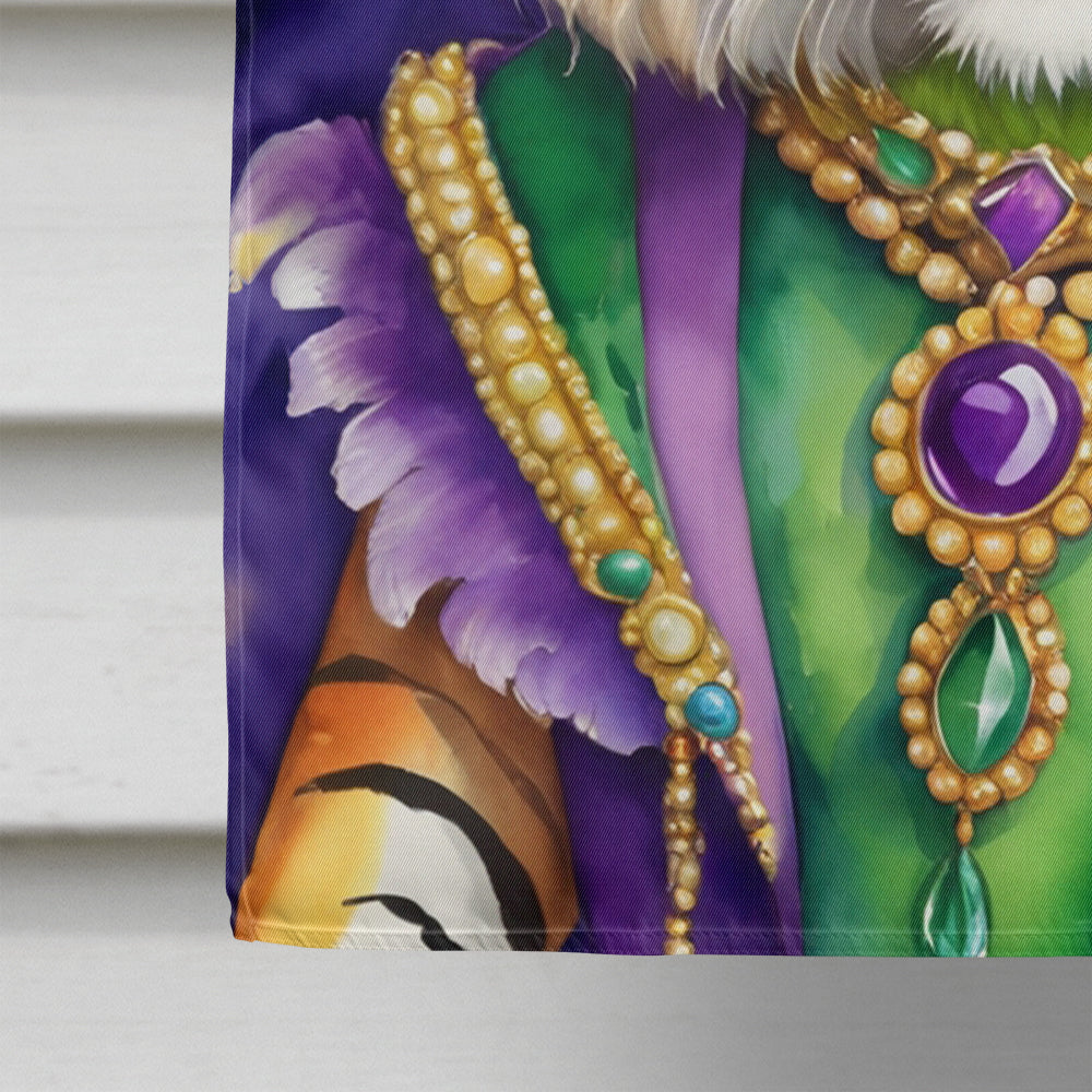 Tiger the King of Mardi Gras House Flag
