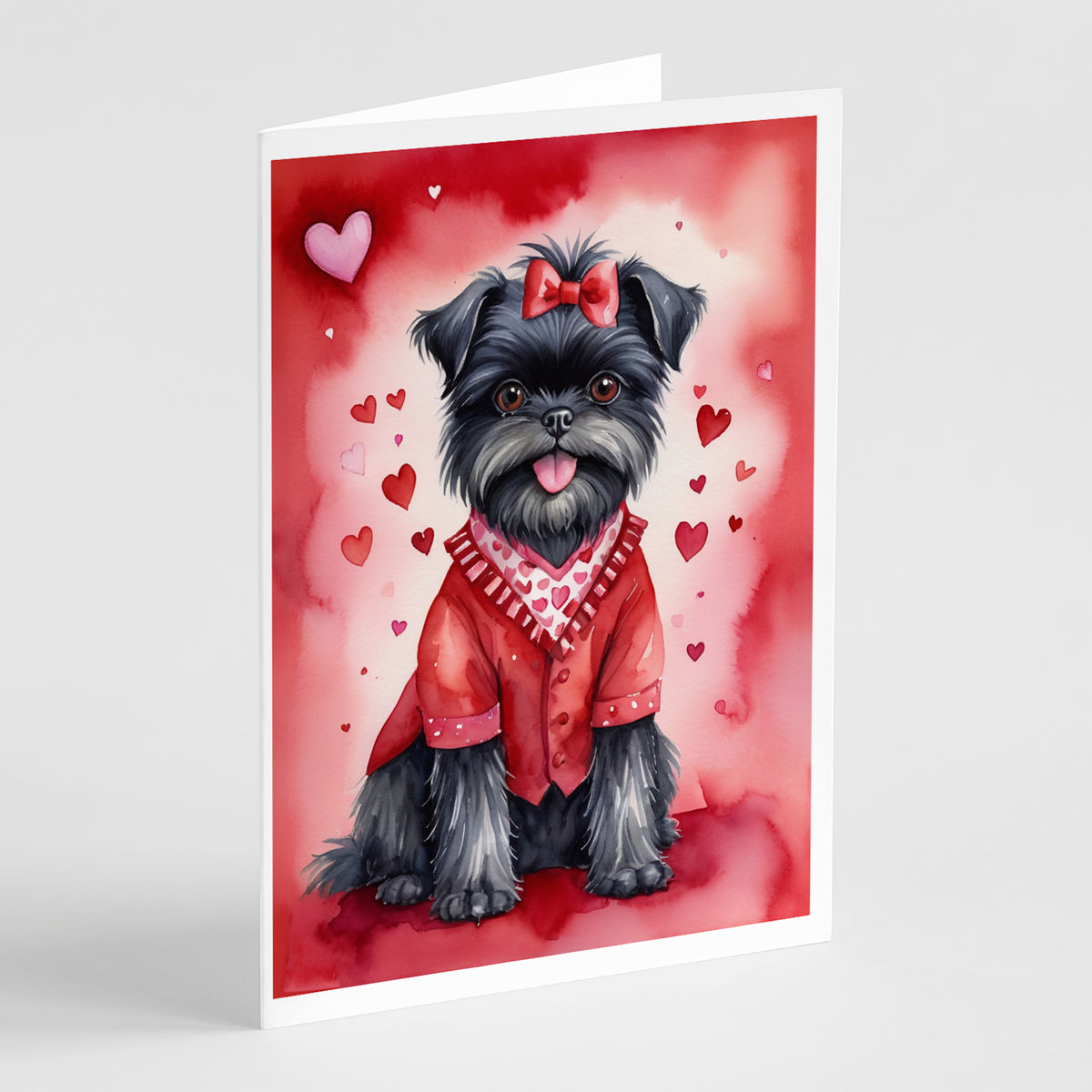 Buy this Affenpinscher My Valentine Greeting Cards Pack of 8