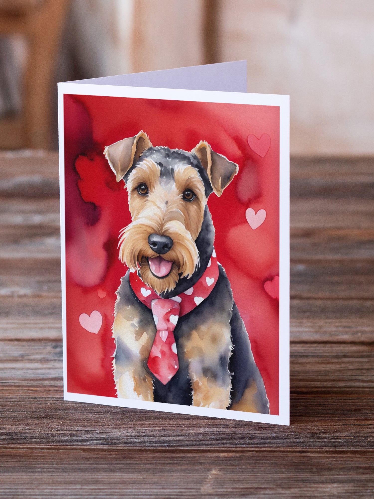 Buy this Airedale Terrier My Valentine Greeting Cards Pack of 8