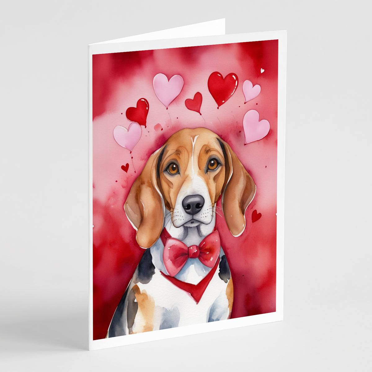 Buy this American Foxhound My Valentine Greeting Cards Pack of 8