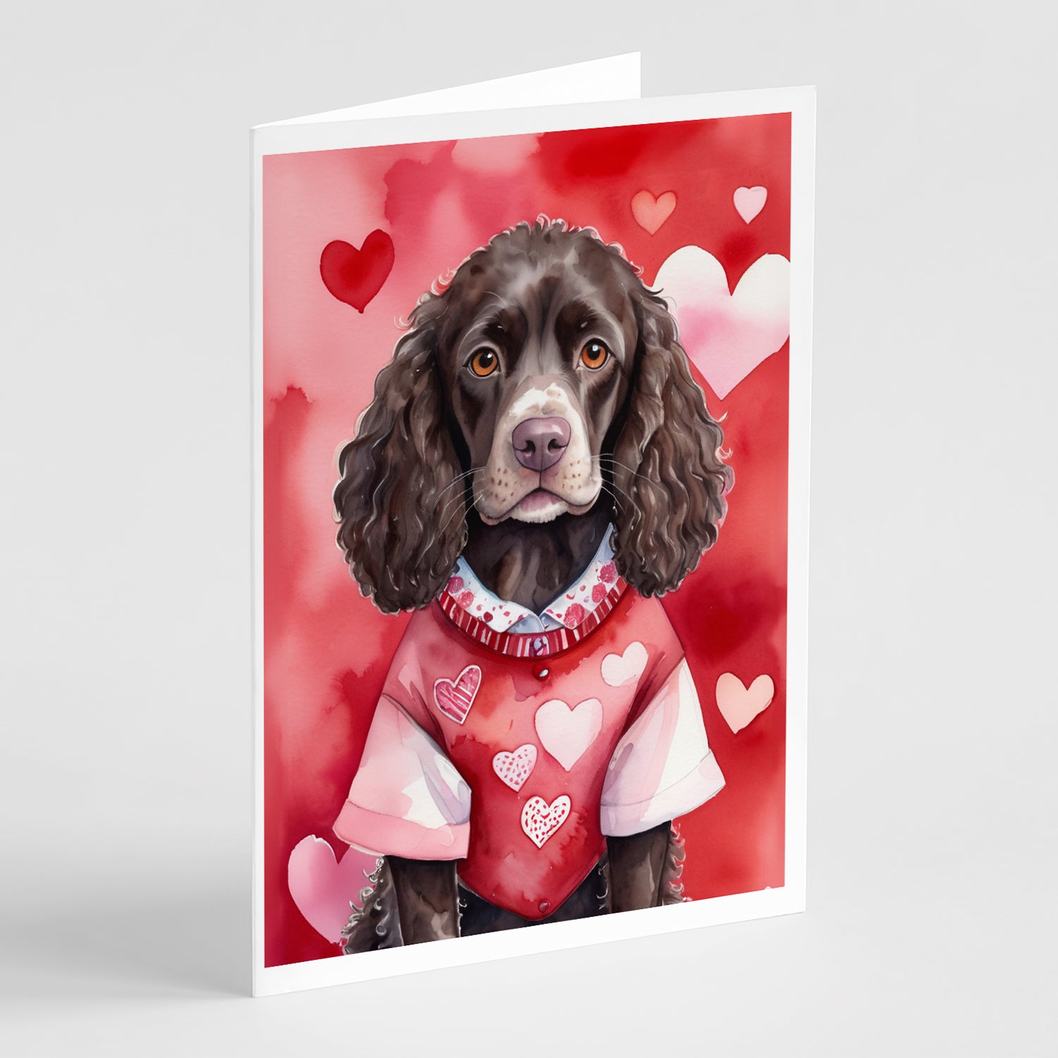 Buy this American Water Spaniel My Valentine Greeting Cards Pack of 8