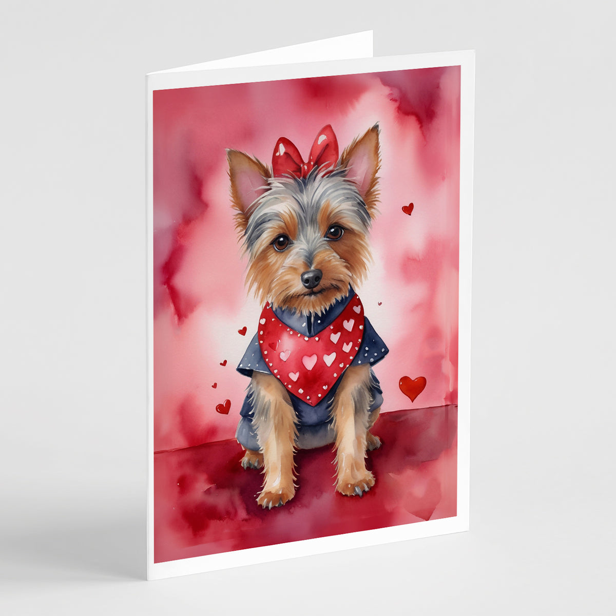 Buy this Australian Terrier My Valentine Greeting Cards Pack of 8