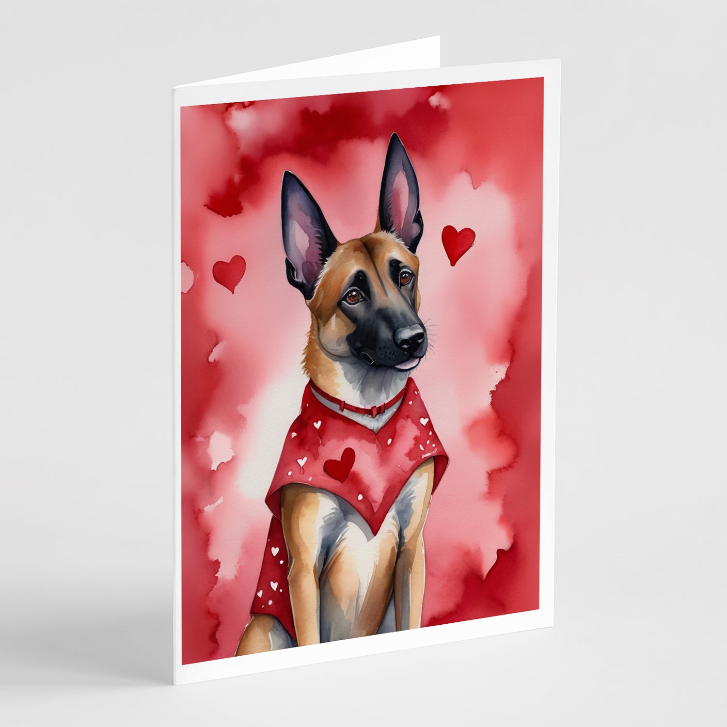 Buy this Belgian Malinois My Valentine Greeting Cards Pack of 8