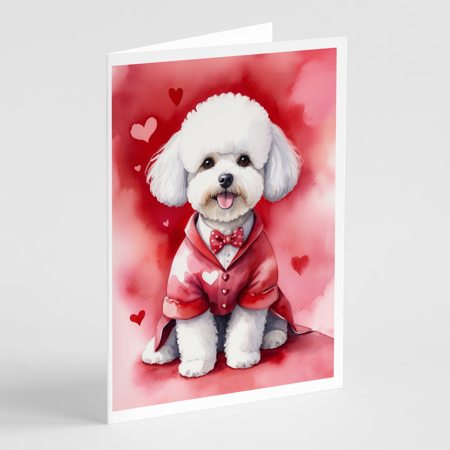 Buy this Bichon Frise My Valentine Greeting Cards Pack of 8