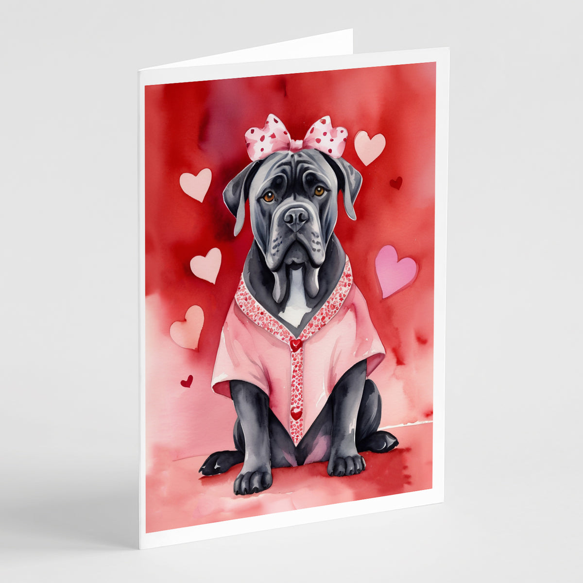 Buy this Cane Corso My Valentine Greeting Cards Pack of 8