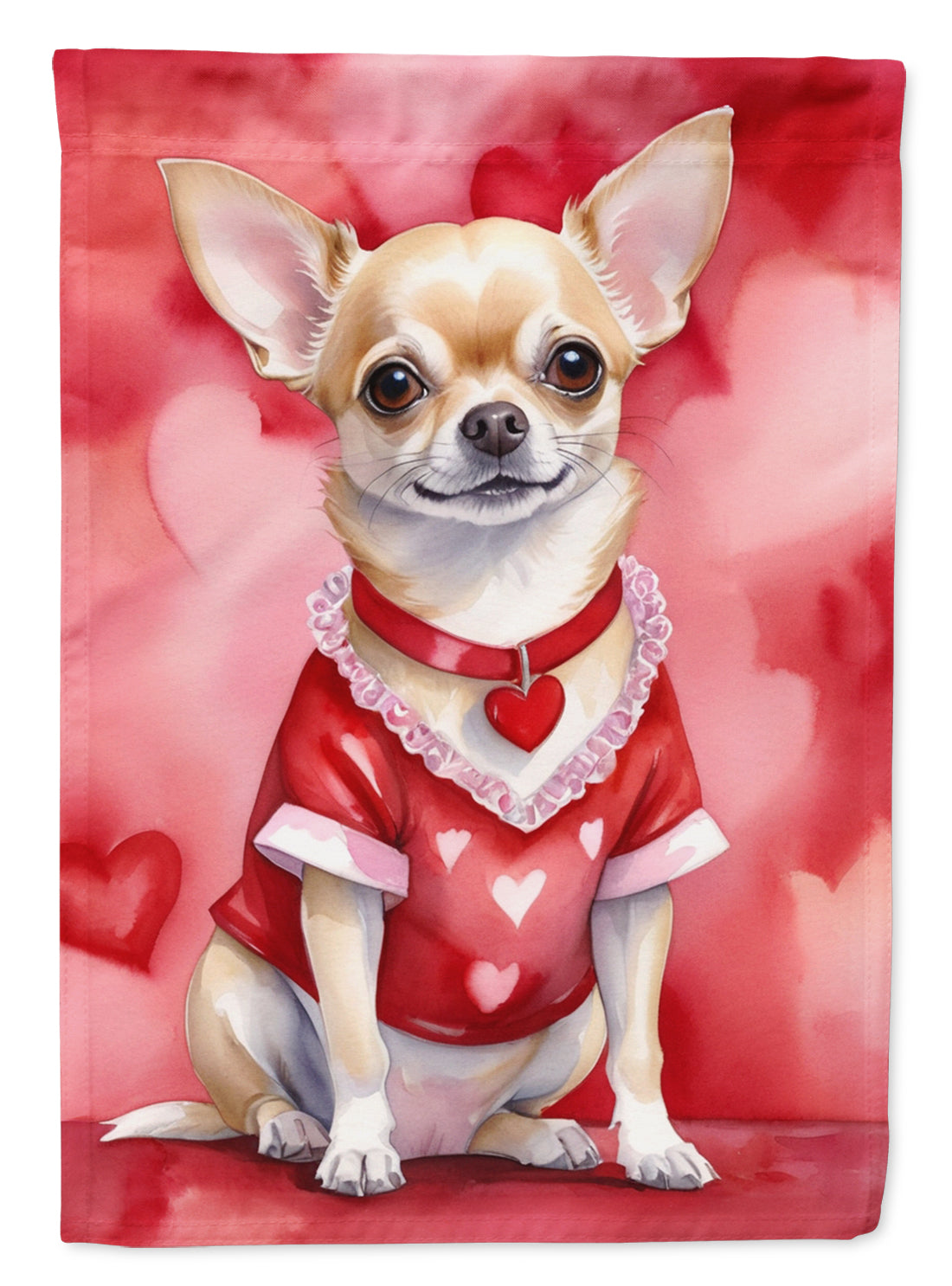 Buy this Chihuahua My Valentine House Flag