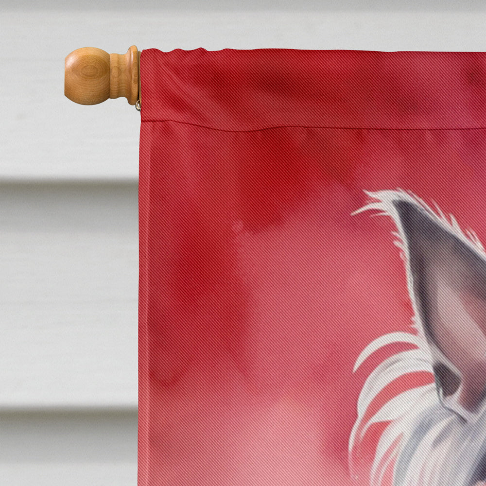 Chinese Crested My Valentine House Flag