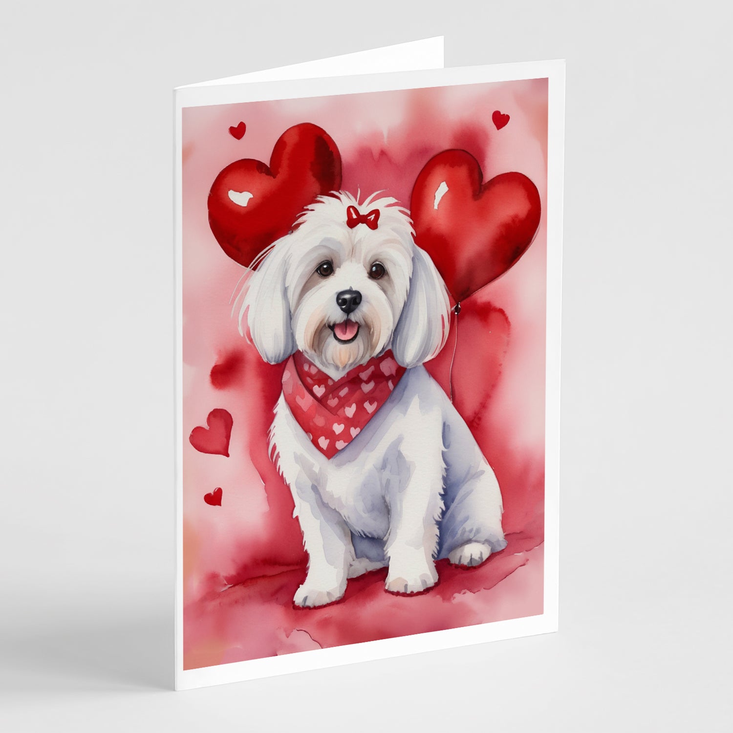 Buy this Coton de Tulear My Valentine Greeting Cards Pack of 8