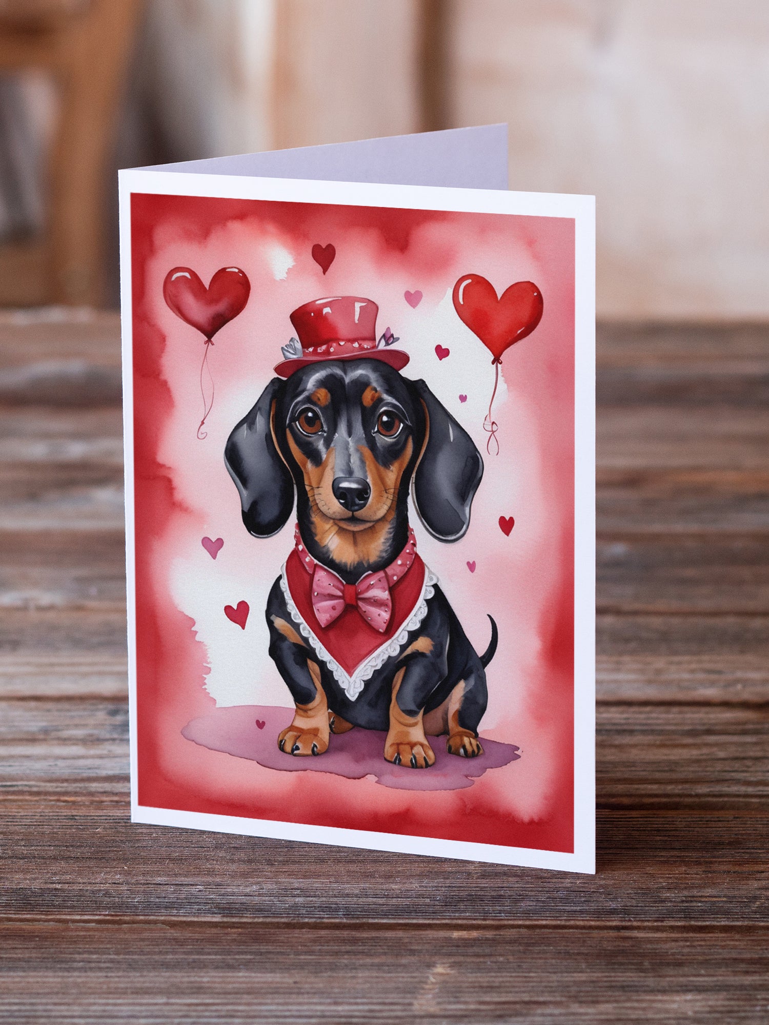 Buy this Dachshund My Valentine Greeting Cards Pack of 8