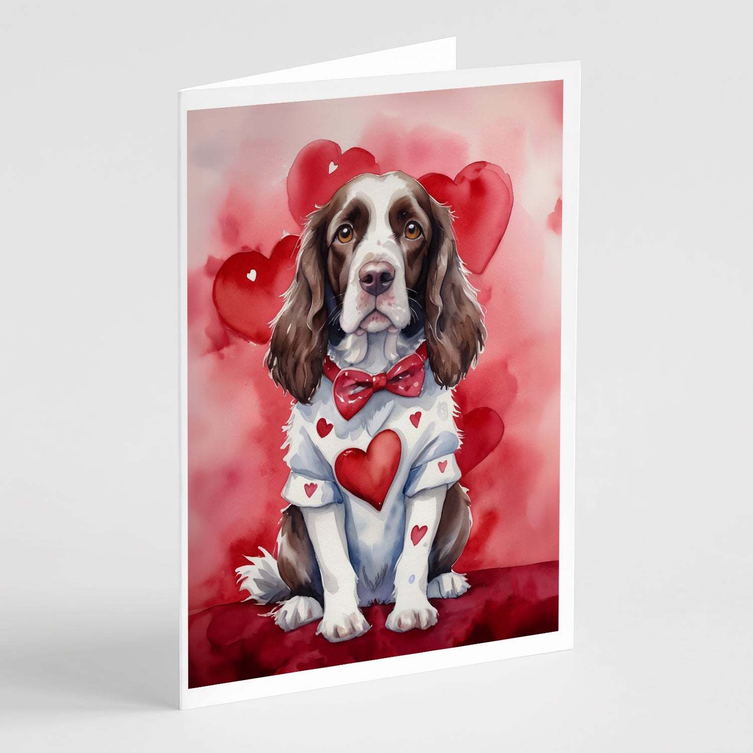 Buy this English Springer Spaniel My Valentine Greeting Cards Pack of 8