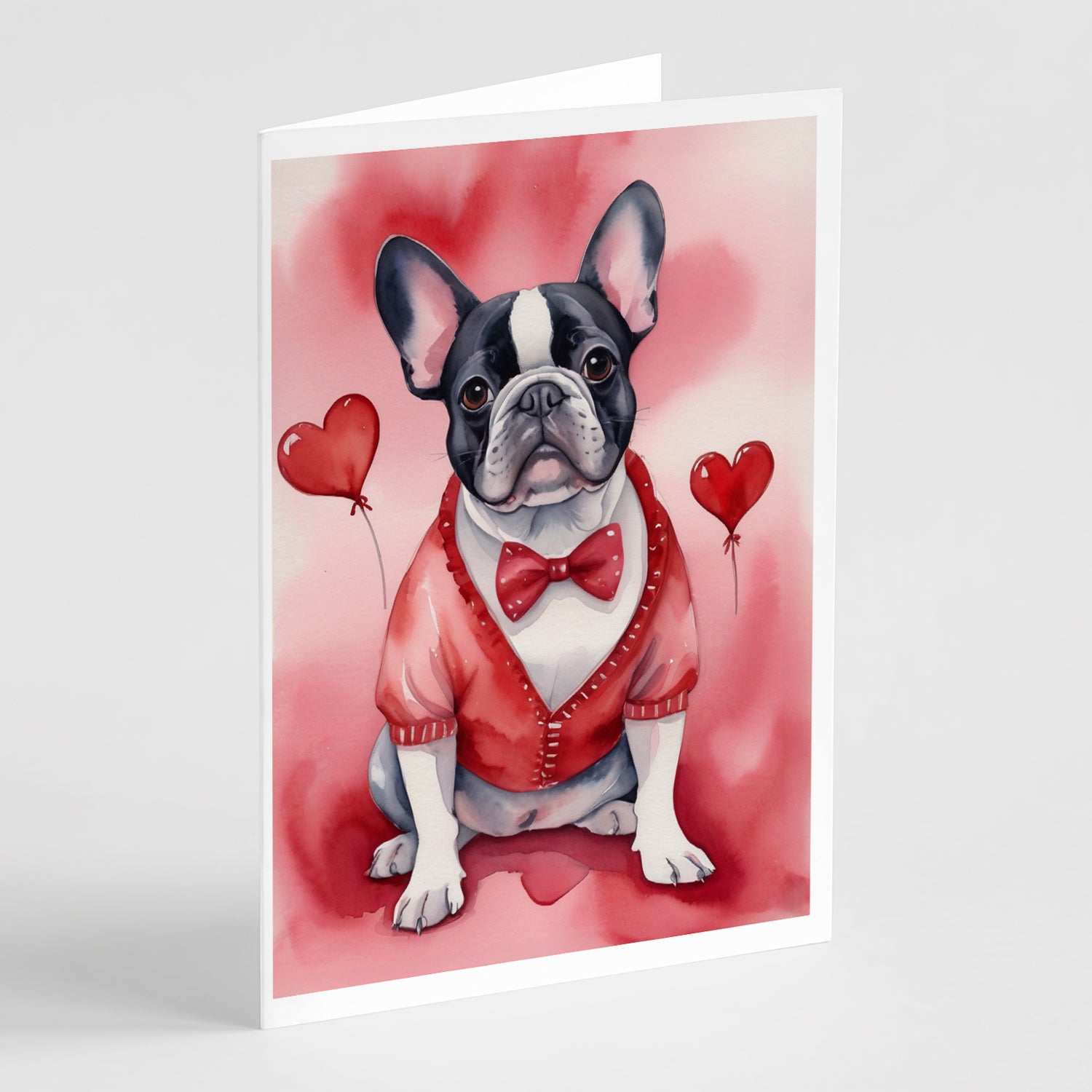 Buy this French Bulldog My Valentine Greeting Cards Pack of 8